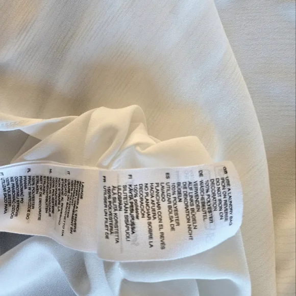 & Other Stories White Ruffled Blouse - Picture 2 of 7